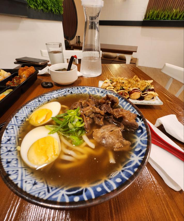 Beef Udon in Light Soy Soup - Oji-San Asian Kitchen at The Hub in Greenfield District, Mandaluyong
